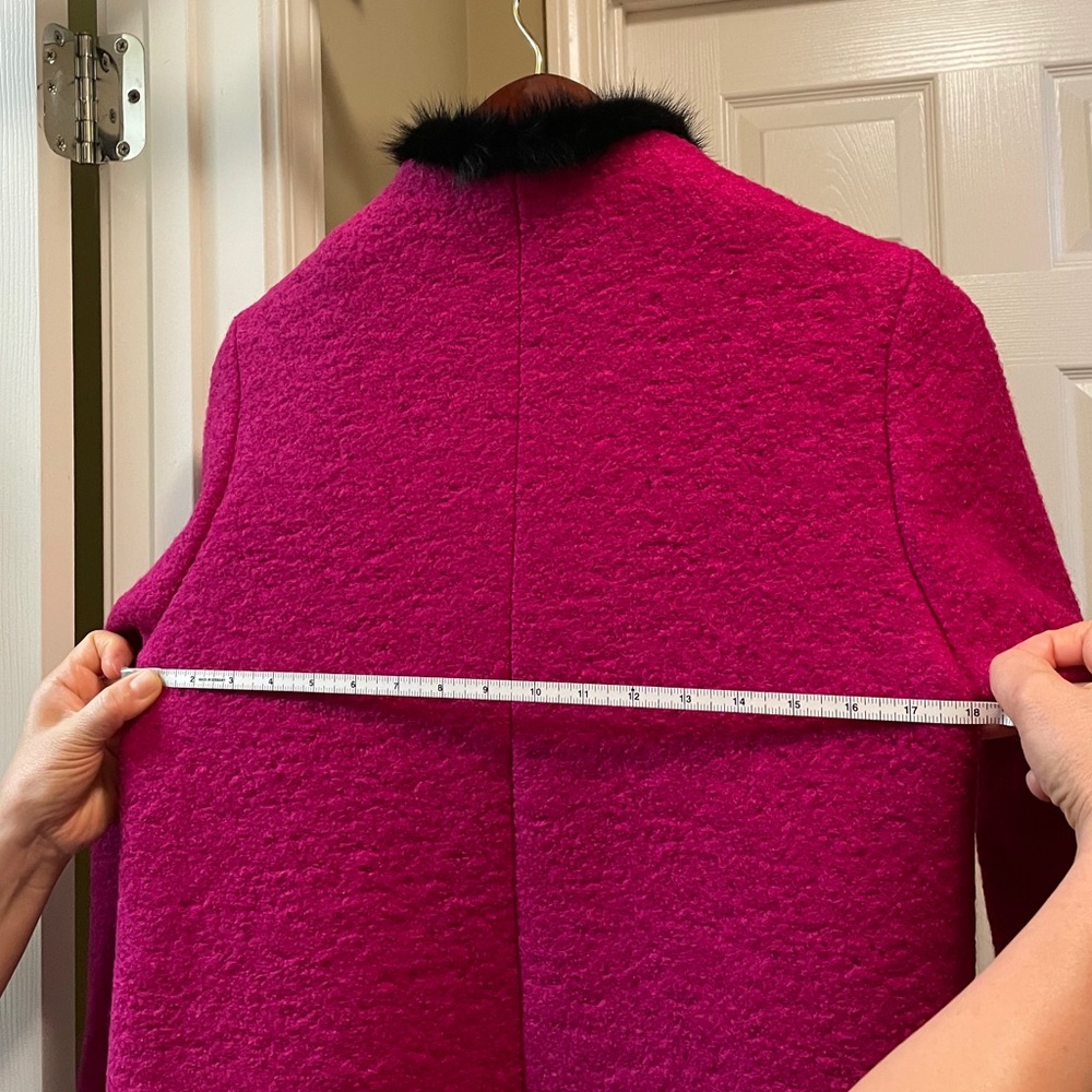 Pink Wool Coat - Picture 5 of 7